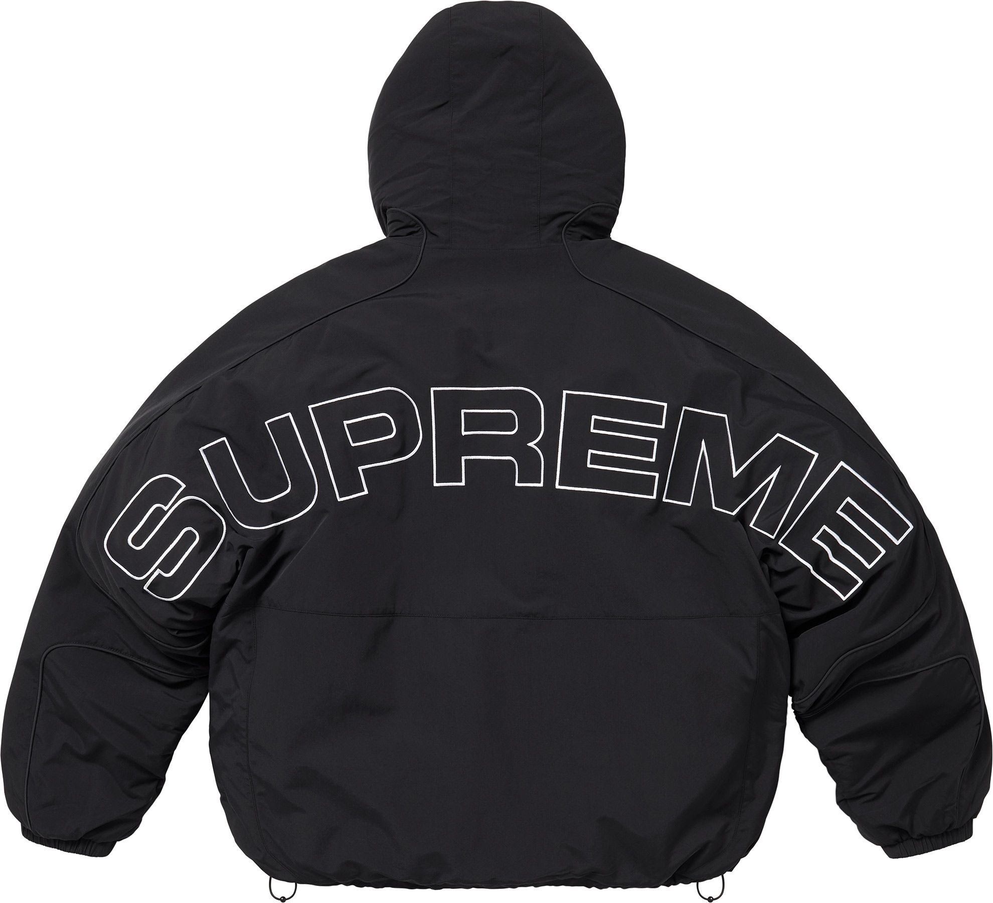 Faux Fur Reversible Hooded Track Jacket view 2